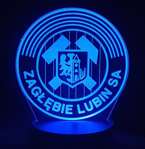 Zdjęcie oferty: Figurka Led 3d Zagłębie Lubin 