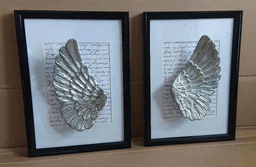 Zdjęcie oferty: zestaw dwóch obrazów skrzydła