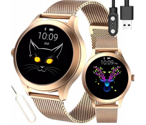 Zdjęcie oferty: Zegarek damski SMARTWATCH, menu PL, zdrowie, sport