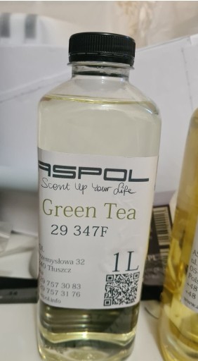 Zdjęcie oferty: Olejek ASPOL GREEN TEA 100ml do świec