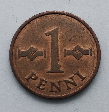 Zdjęcie oferty: 1 penni 1963 Finlandia