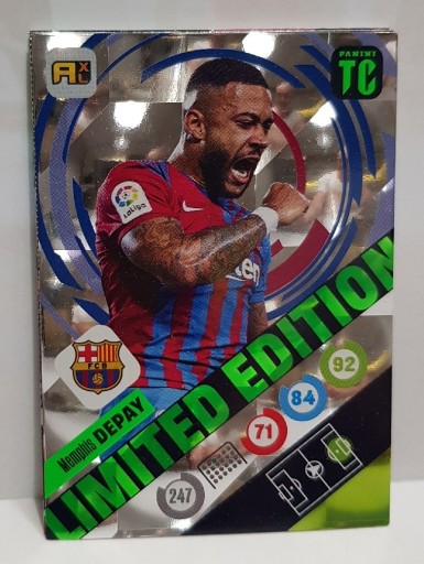 Zdjęcie oferty: FIFA PANINI 2022 - LIMITED EDITION - MEMPHIS DEPAY