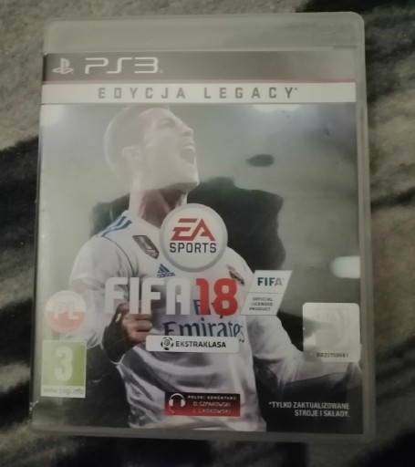 Zdjęcie oferty: FIFA 18 PS3 - Polska Wersja językowa 