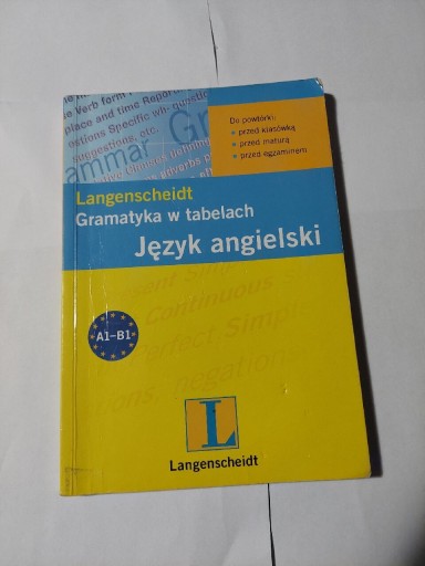 Zdjęcie oferty: Gramatyka w tabelkach Język angielski