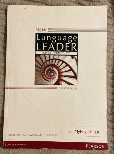Zdjęcie oferty: New Language LEADER upper intermediate coursebook