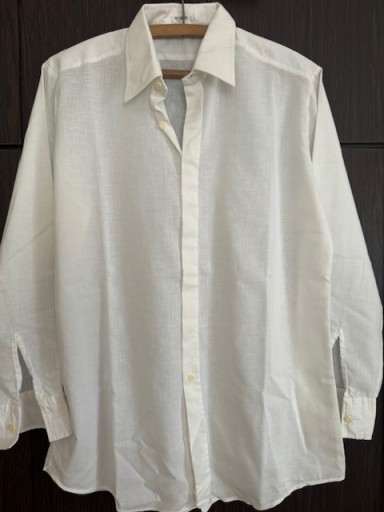 Zdjęcie oferty: Koszula męska PRL biała L /40 vintage długi rękaw