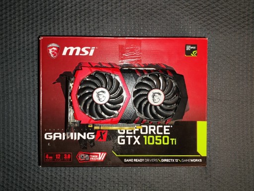 Zdjęcie oferty: MSI GTX 1050Ti 4GB GAMING X