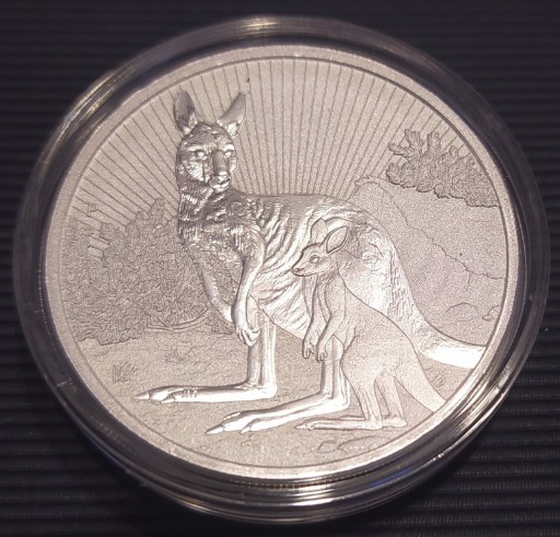 Zdjęcie oferty: 2 Dolary Australia Kangur 2 uncje srebra 9999 2023