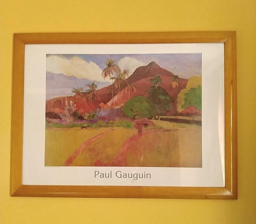 Zdjęcie oferty: Obraz Paul Gauguin Góry Tahiti- reprodukcja