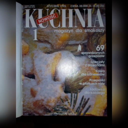 Zdjęcie oferty: Miesięcznik Kuchnia - oprawione roczniki 1995-1998