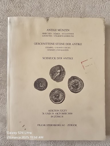 Zdjęcie oferty: Katalog aukcyjny monet Zürich. Złote i antyczne.