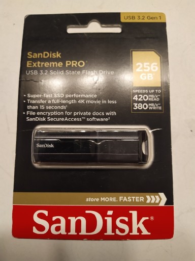 Zdjęcie oferty: SanDisk Extreme Pro SSD 256GB