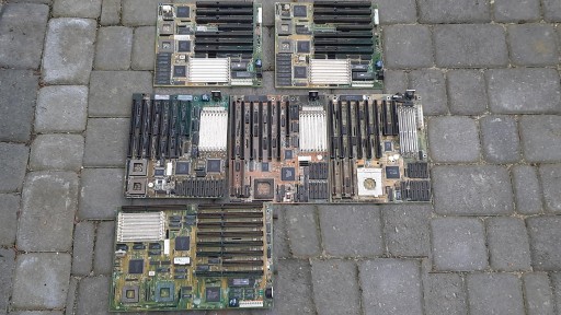 Zdjęcie oferty: Płyty główne 386 i 486, retro, złom komputerowy.