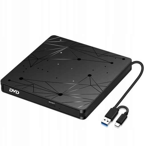 Zdjęcie oferty: Zewnętrzny napęd  DVD/CD LMEN BT520 USB + USB C USB 3.0