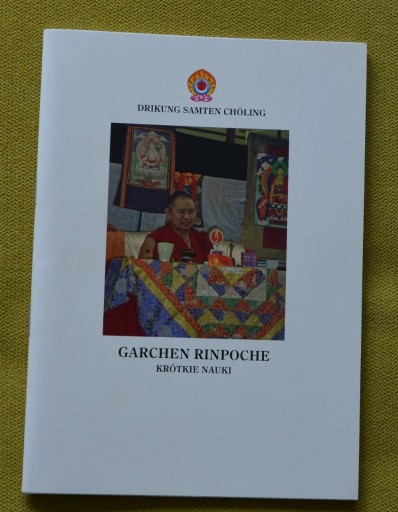 Zdjęcie oferty: Garchen Rinpocze Krótkie nauki