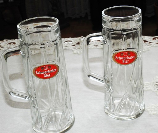 Zdjęcie oferty: Kufle szklane do piwa - Schwechater Bier