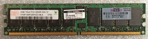 Zdjęcie oferty: Pamięć RAM Hynix 2GB 1Rx4 PC2-3200R-333-12