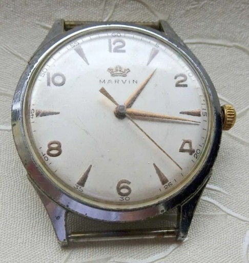 Zdjęcie oferty: Szwajcarski duży męski zegarek Marvin