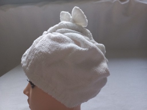 Zdjęcie oferty: Ręcznik do włosów Turban na głowę BIAŁY frotte