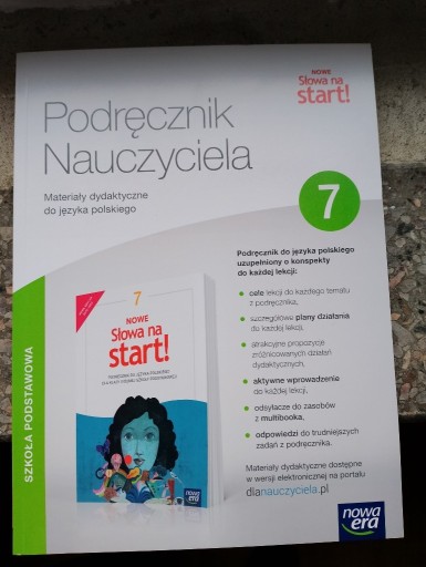 Zdjęcie oferty: Nowe słowa na start! 7 książka nauczyciela 2020