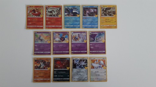 Zdjęcie oferty: Pokemon TCG Celebrations - zestaw 13 kart