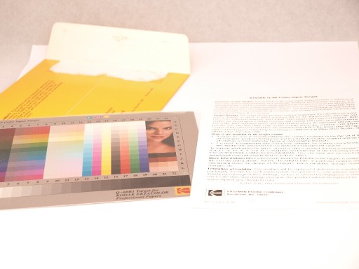 Zdjęcie oferty: Kodak Color Input Target Q60 do kalibracji