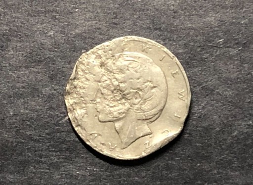 Zdjęcie oferty: Moneta 10 zł Adam Mickiewicz z 1976r. Ciekawa wada
