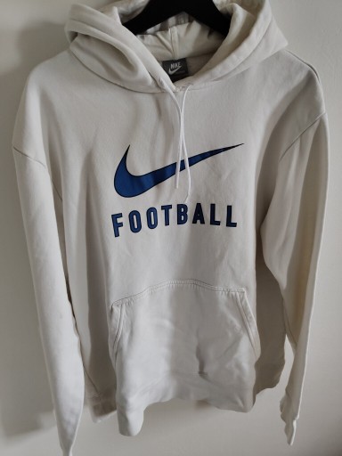 Zdjęcie oferty: Biała Nike Football r L 40 bluza z kapturem męska