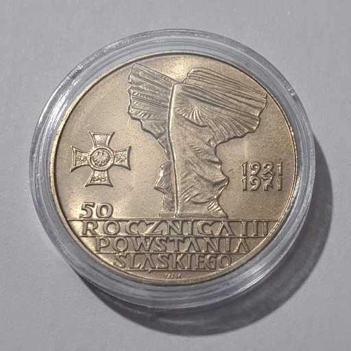 Zdjęcie oferty: 10 złotych 1971 Powstanie Śląskie  Stan 1