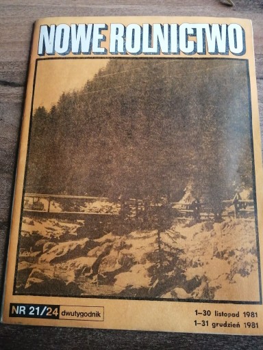 Zdjęcie oferty: Nowe Rolnictwo 21-24/81 Listopad, grudzień 1981