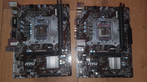 Zdjęcie oferty: MSI H110M PRO-VD LGA1151 2sztuki