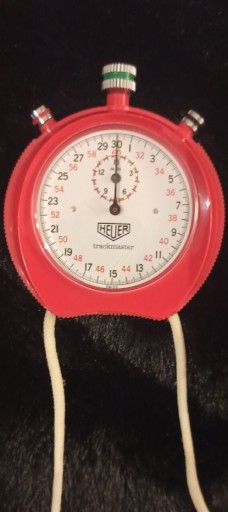 Zdjęcie oferty: Vintage Heuer Trackmaster Czerwony