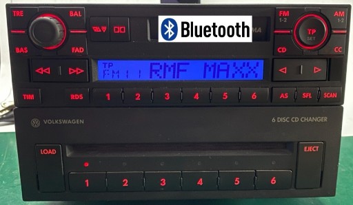 Zdjęcie oferty: RADIO GAMMA 5 BLUETOOTH SONY VW PASSAT B5 GOLF IV LUPO+ZMIENIARKA 6CD KOD