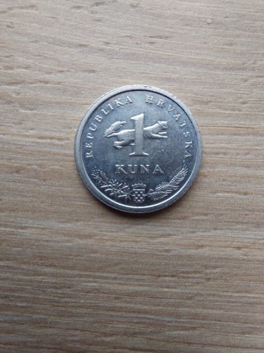 Zdjęcie oferty: Chorwacja 1 kuna 1999 stan II słowik