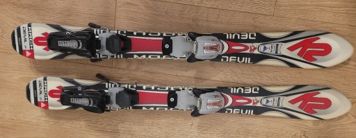 Zdjęcie oferty: Narty z wiązaniami Devil K2 junior 88 cm