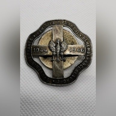 Zdjęcie oferty: Odznaka Pamiątkowa z Francji - II Wojna Światowa