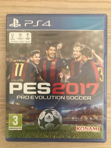 Zdjęcie oferty: Pro Evolution Soccer 2017 PS4 FOLIA PL Okładka