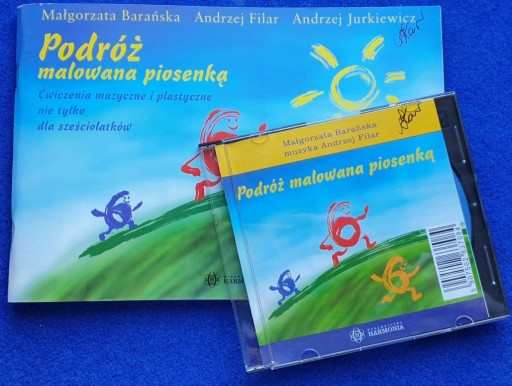 Zdjęcie oferty: Podróż malowana piosenką- książka i CD.