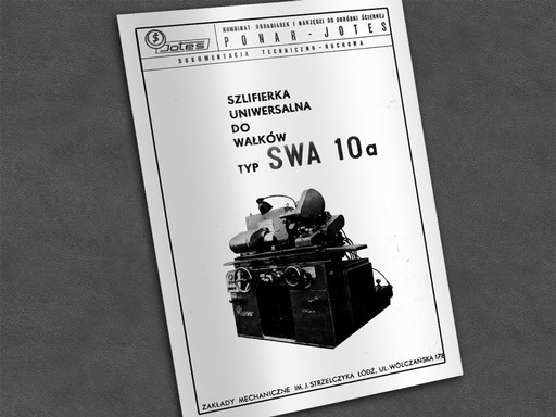 Zdjęcie oferty: Instrukcja DTR: Szlifierka SWA 10a