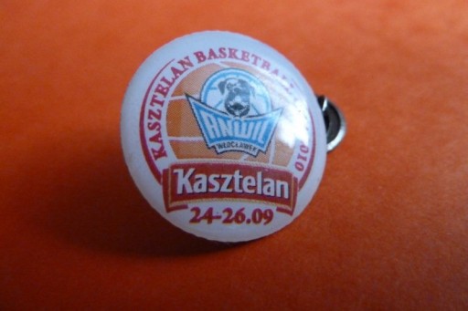 Zdjęcie oferty: Anwil Włocławek Kasztelan Cup 2009 koszykówka pins