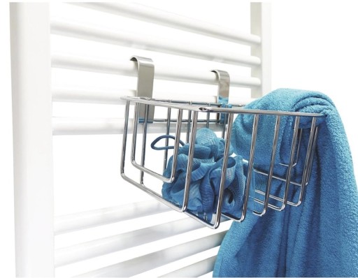 Zdjęcie oferty: Chromowany kosz do suszarki na ręczniki o okrągłej rurze