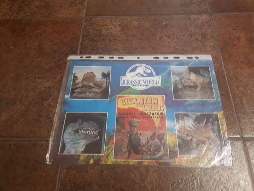 Zdjęcie oferty: Plakat Jurassic World , Dinozaury , lata 90