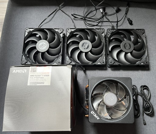 Zdjęcie oferty: Chłodzenie procesora AMD + 3x wentylator SilentiumPc 120mm