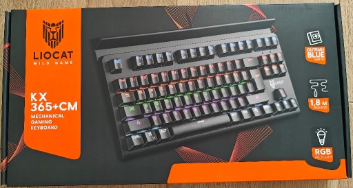 Zdjęcie oferty: Klawiatura gamingowa przewodowa mechaniczna Liocat KX 365+CM NOWA