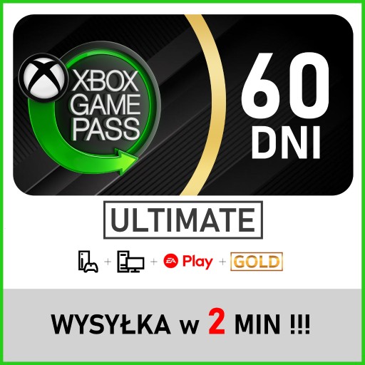 Zdjęcie oferty: XBOX GAMEPASS ULTIMATE 60 DNI 2 MIESIĄCE + CORE+EA