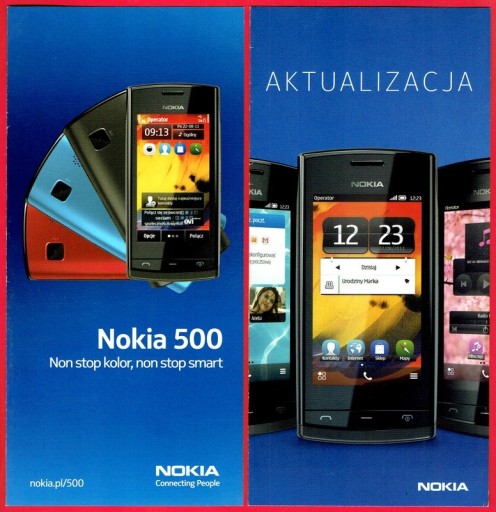 Zdjęcie oferty: Nokia 500 2 x folder