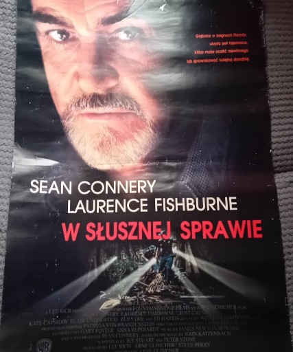 Zdjęcie oferty: Plakat kinowy W słusznej sprawie. Sean Connery