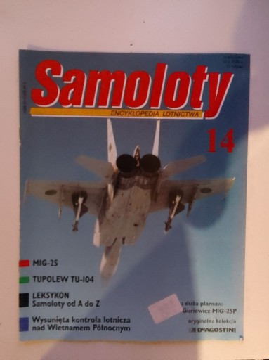 Zdjęcie oferty: Samoloty Encyklopedia Lotnictwa 14