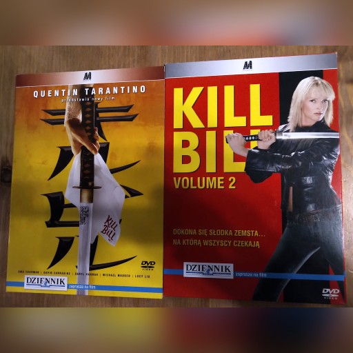 Zdjęcie oferty: KILL BILL vol. 1 & vol. 2 - ZESTAW DVD (Tarantino)