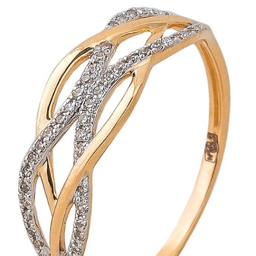 Zdjęcie oferty: Pierścionek zaręczynowy złoty z diamentami 